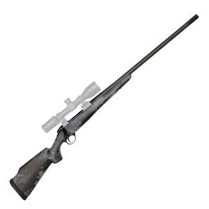 Fierce Firearms Carbon Rage Tungsten Gray Cerakote Bolt Action Rifle - 7mm Remington Magnum - 24in