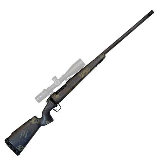 Fierce Firearms Carbon Rival LR Carbon Fiber Midnight Bronze Cerakote Bolt Action Rifle - 300 Winchester Magnum - 24in - Camo image