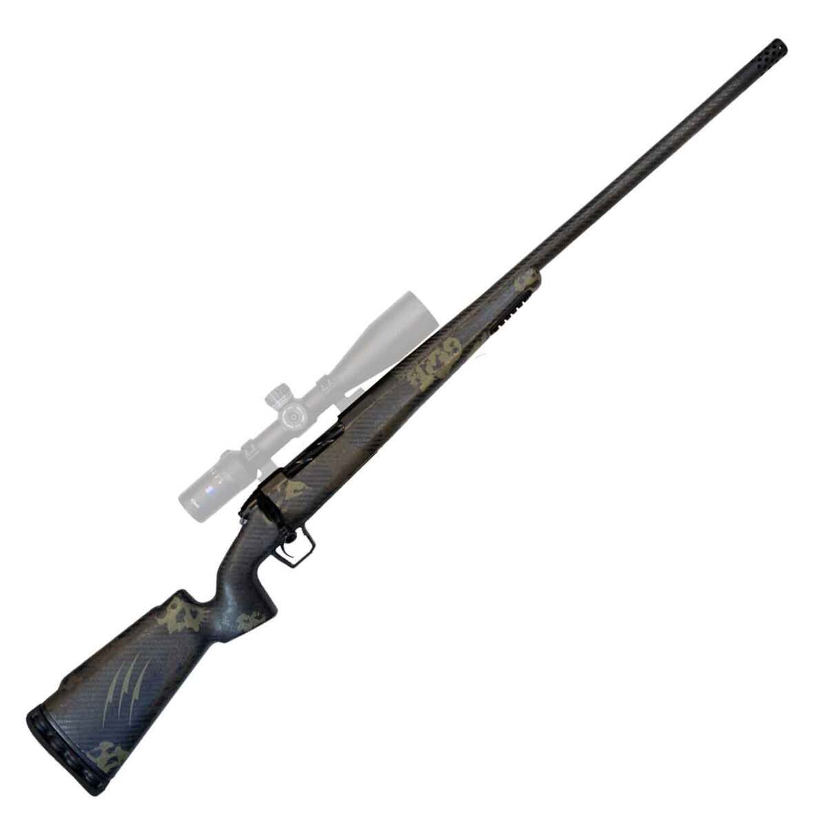 Red Fierce Rifle Fierce Firearms Carbon Rival LR 6.5 Creedmoor Midnight Bronze Cerakote ...