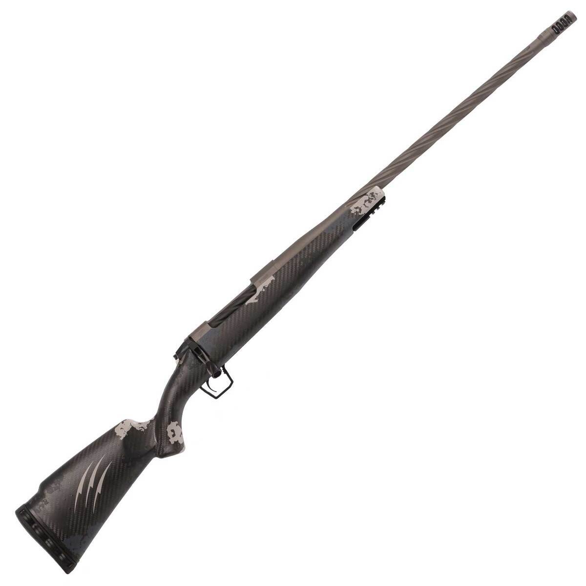 Red Fierce Rifle Fierce Firearms Twisted Rogue 300 Winchester Magnum Tungsten Cerakote ...