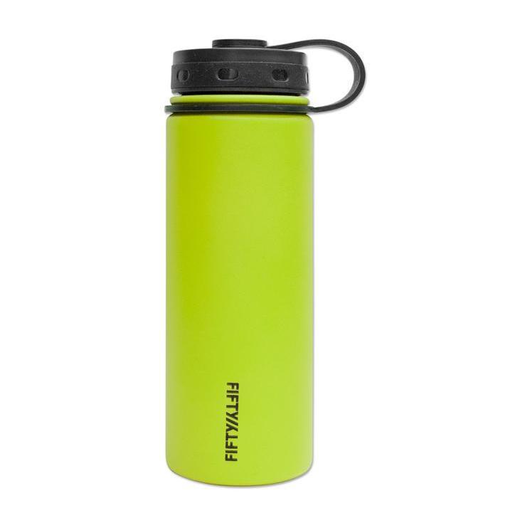 Fifty/Fifty 18oz Wide Mouth Insulated Bottle with Twist Cap - Lime - Lime Fifty/Fifty 18oz Wide Mouth Insulated Bottle with Twist Cap - Lime - Lime