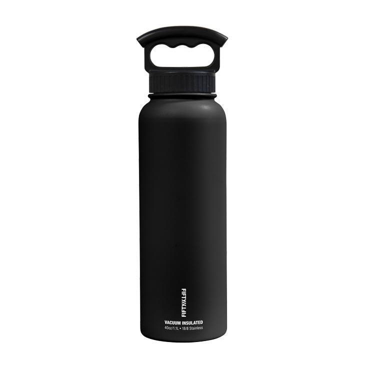 Fifty/Fifty 40oz Insulated Bottle with 3-Finger Handle Lid Fifty/Fifty 40oz Insulated Bottle with 3-Finger Handle Lid