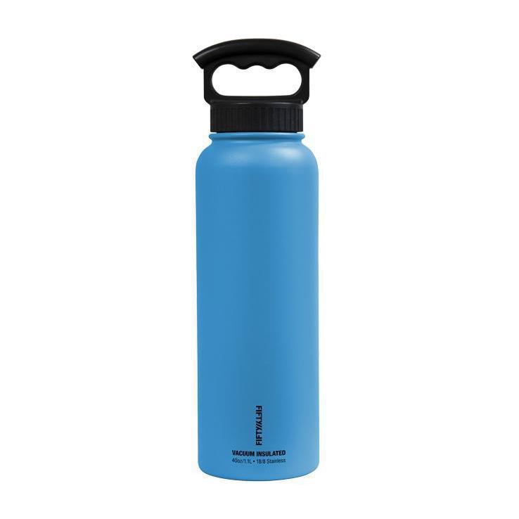 Fifty/Fifty 40oz Insulated Bottle with 3-Finger Handle Lid Fifty/Fifty 40oz Insulated Bottle with 3-Finger Handle Lid