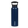 Fifty/Fifty 40oz Wide Mouth Insulated Bottle with 3-Finger Handle Lid - Navy - Navy