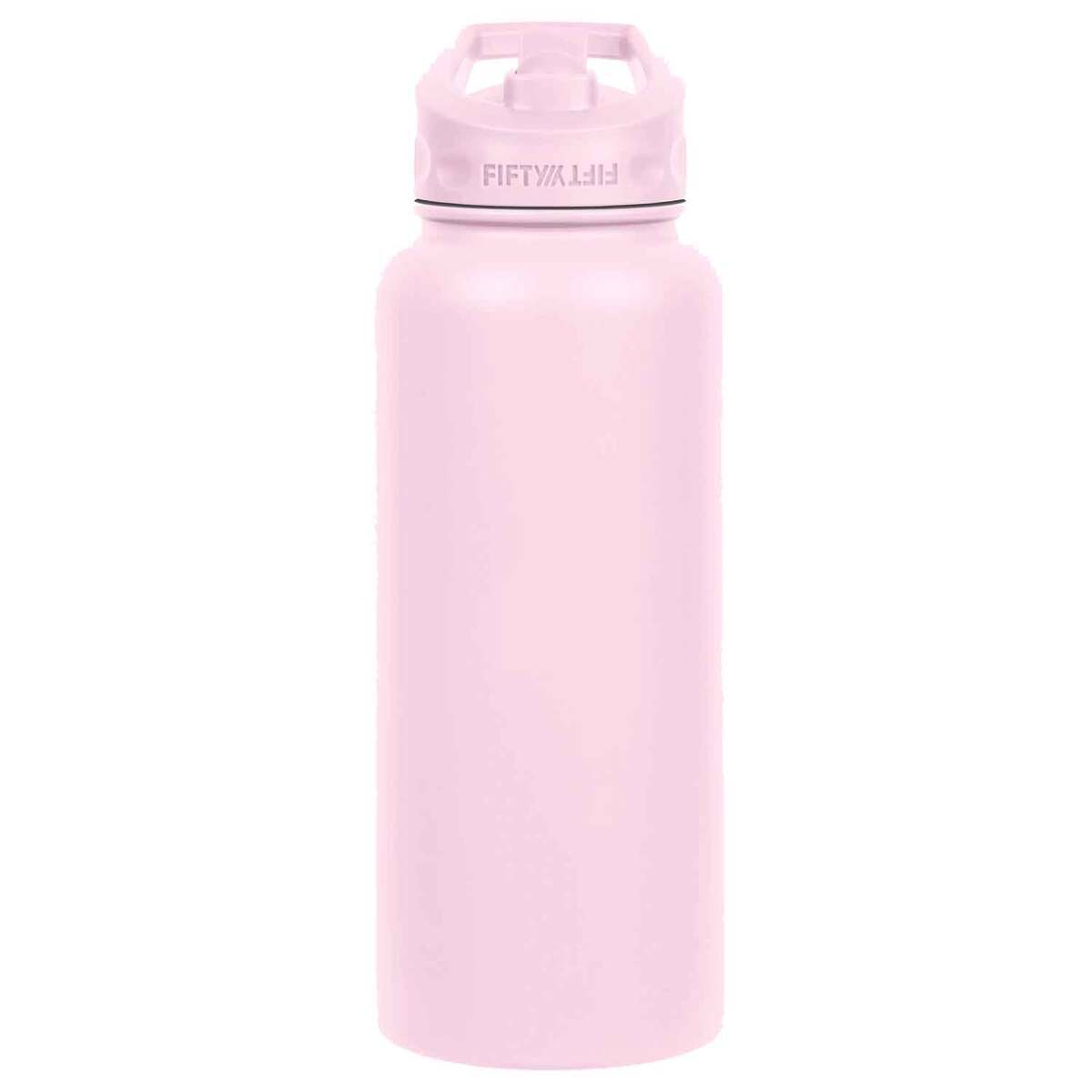 Fifty/Fifty Pastel 34oz Wide Mouth Insulated Bottle with Straw Lid Fifty/Fifty Pastel 34oz Wide Mouth Insulated Bottle with Straw Lid