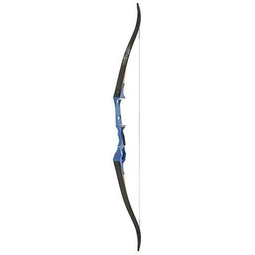 Fin-Finder Bank Runner 35lbs Right Hand Blue Traditional Recurve Bowfishing Bow – Blue