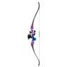 Fin-Finder Bank Runner Recurve Package w/ Winch Pro Reel Bowfishing Bow - Purple - Purple