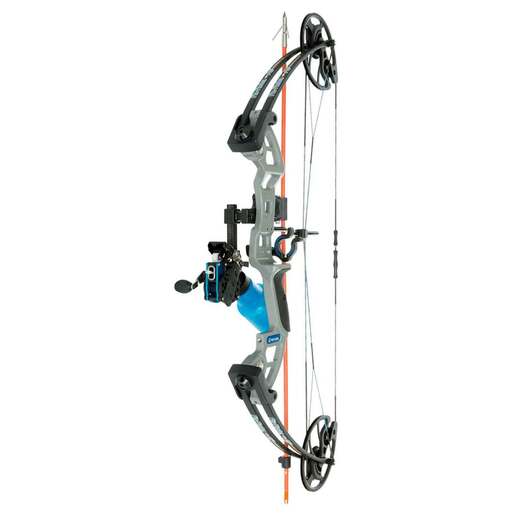 Fin-Finder F-31 RTF Package with Winch Pro Reel Bowfishing Bow – Gray – Gray
