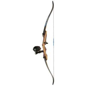 Fin-Finder Sand Shark Left Hand Recurve Package w/ Winch Pro Reel Bowfishing Bow