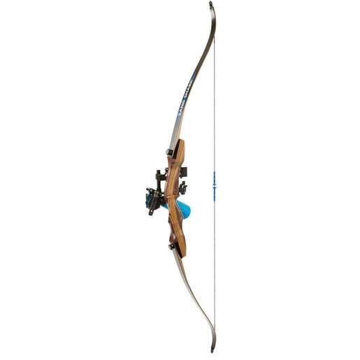 Fin-Finder Sand Shark Recurve Package with Winch Pro Reel Bowfishing Bow – Brown