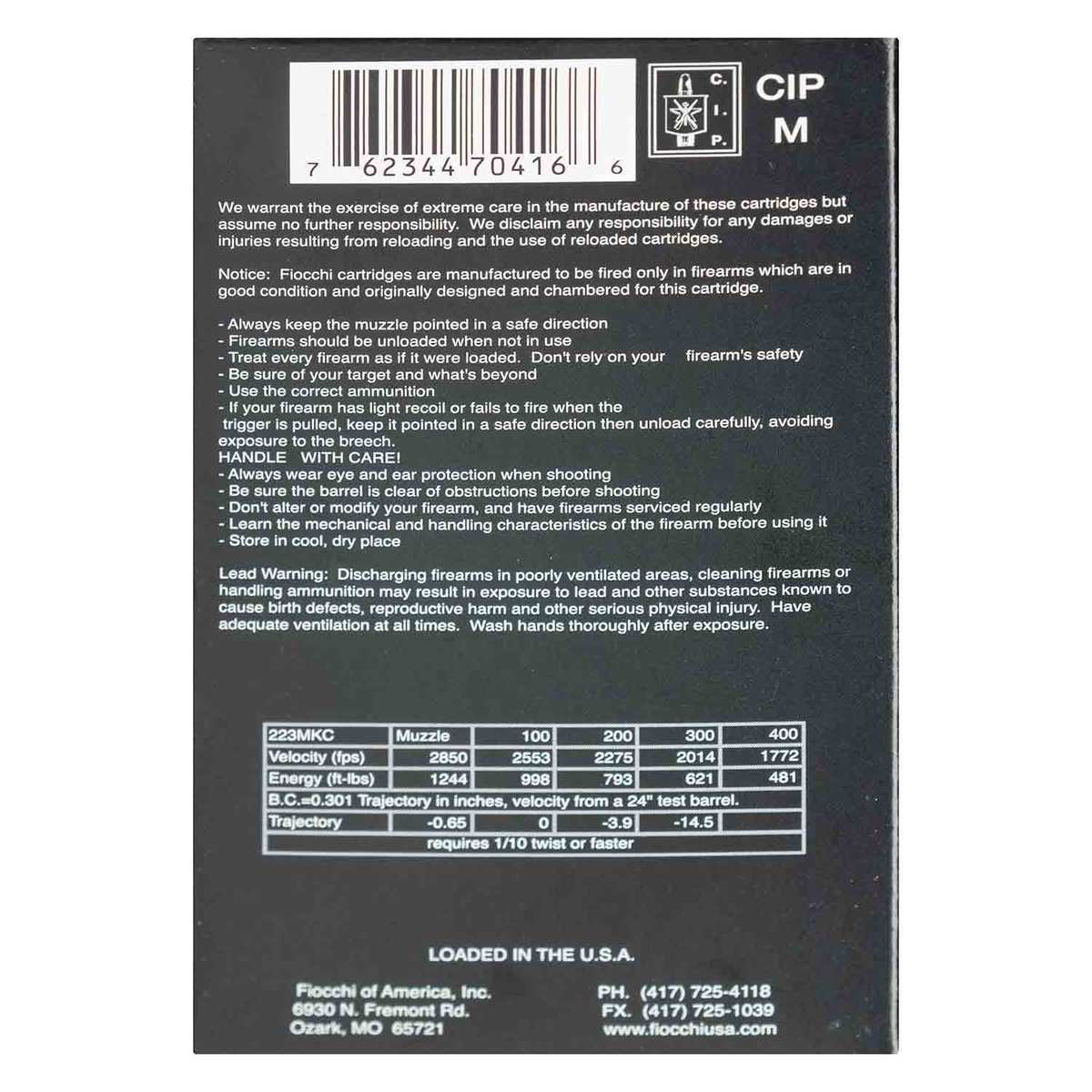 Fiocchi 223 Remington 69gr HPBT MK Rifle Ammo - 20 Rounds Fiocchi 223 Remington 69gr HPBT MK Rifle Ammo - 20 Rounds