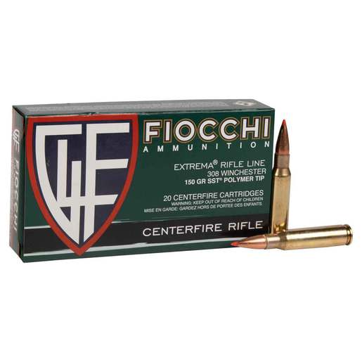 Fiocchi 308 Winchester 150gr SST Rifle Ammo Ammo - 20 Rounds 20 Rounds Ammo