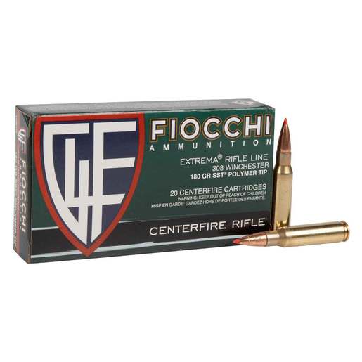 Fiocchi 308 Winchester 180gr SST Rifle Ammo Ammo - 20 Rounds 20 Rounds Ammo