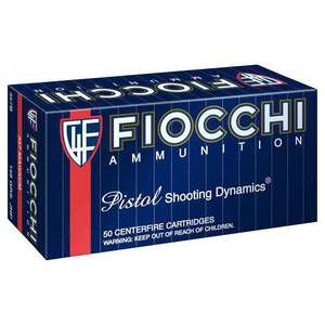 Fiocchi Range Dynamics 40 S&W 165gr FMJ Handgun Ammo - 50 Rounds