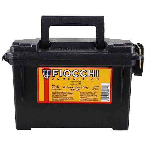 Fiocchi Aero 12 Gauge 2-3/4in 1oz Rifled Slug Shotshells Ammo - 80 Rounds 80 Rounds Ammo