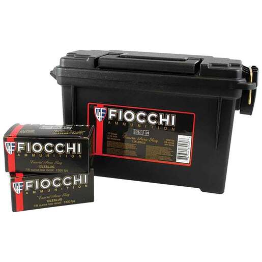 Fiocchi Aero 12 Gauge 2-3/4in Rifled Slug 7/8oz Slug Shotshells – 80 Rounds