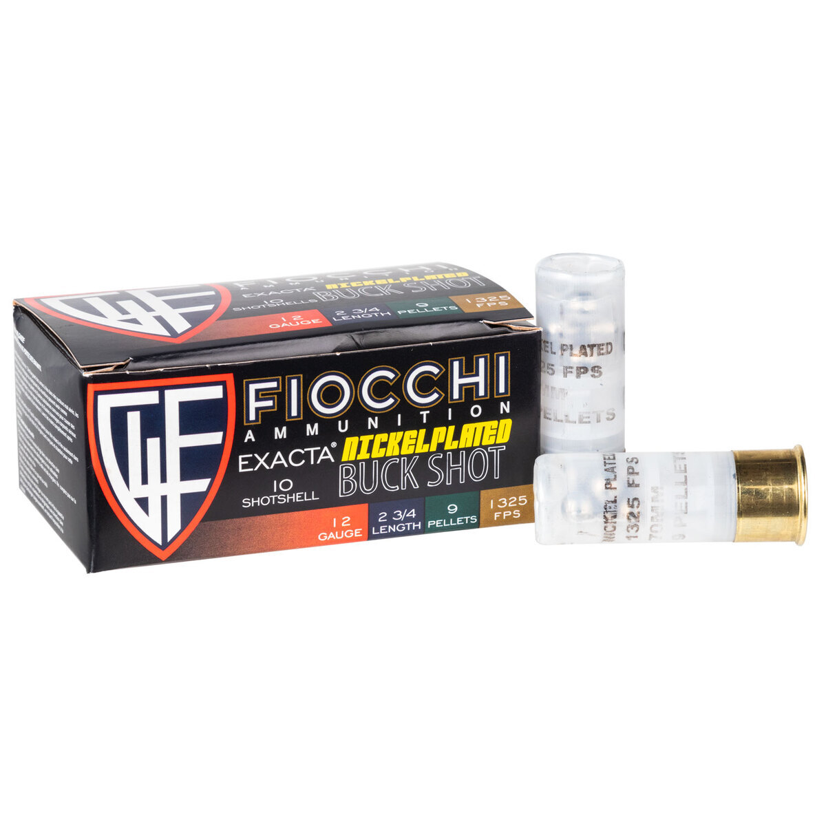 Fiocchi Defense Dynamics 12 Gauge 2-3/4in 00 Buck 9 Pel Shotshells - 10 Rounds Fiocchi Defense Dynamics 12 Gauge 2-3/4in 00 Buck 9 Pel Shotshells - 10 Rounds