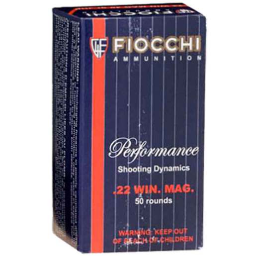Fiocchi Defense Dynamics 22 WMR (22 Mag) 40gr JHP Rimfire Ammo – 50 Rounds
