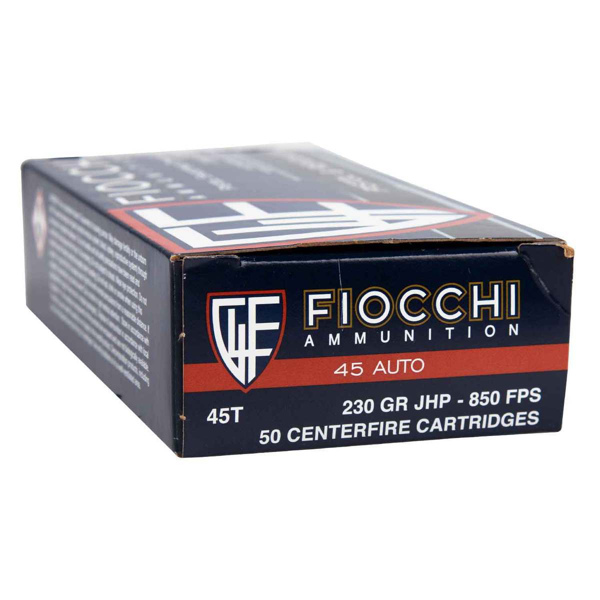 Fiocchi Defense Dynamics 45 Auto (ACP) 230gr JHP Handgun Ammo - 50 Rounds Fiocchi Defense Dynamics 45 Auto (ACP) 230gr JHP Handgun Ammo - 50 Rounds