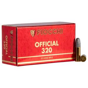 Fiocchi Exacta Super Match 22 Long Rifle 40gr RN Rimfire Ammo - 50 Rounds