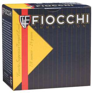 Fiocchi Exacta Target Low Recoil Trainer 12 Gauge 2-3/4in #7.5 7/8oz Target Shotshells - 25 Rounds