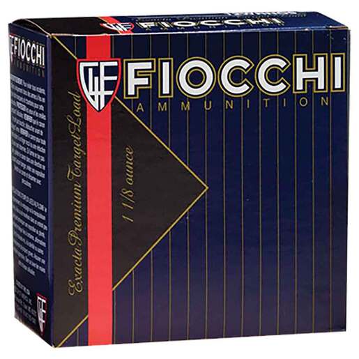 Fiocchi Exacta Target White Rino Lite 12 Gauge 2-3/4in #8 1-1/8oz Target Shotshells Ammo - 25 Rounds Ammo - #8 25 Rounds - #8 Ammo