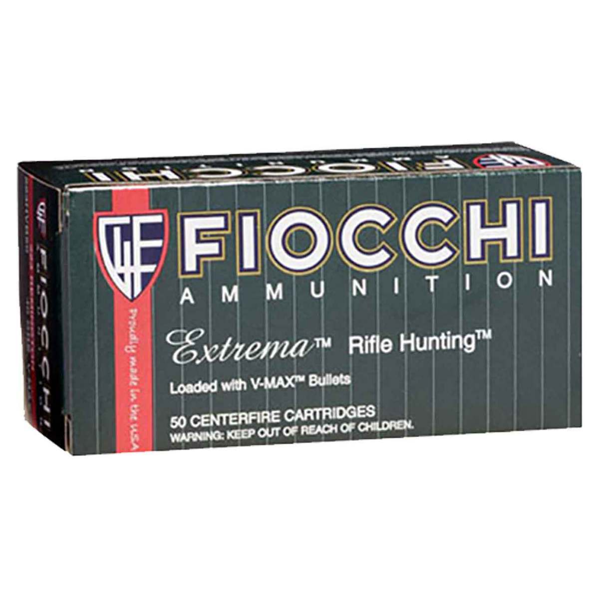 Fiocchi Extrema 223 Remington 40gr V-Max PT BT Rifle Ammo - 50 Rounds Fiocchi Extrema 223 Remington 40gr V-Max PT BT Rifle Ammo - 50 Rounds