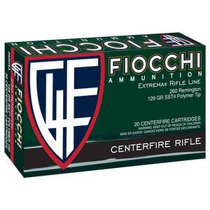 Fiocchi Extrema 260 Remington 129gr SST Rifle Ammo - 20 Rounds