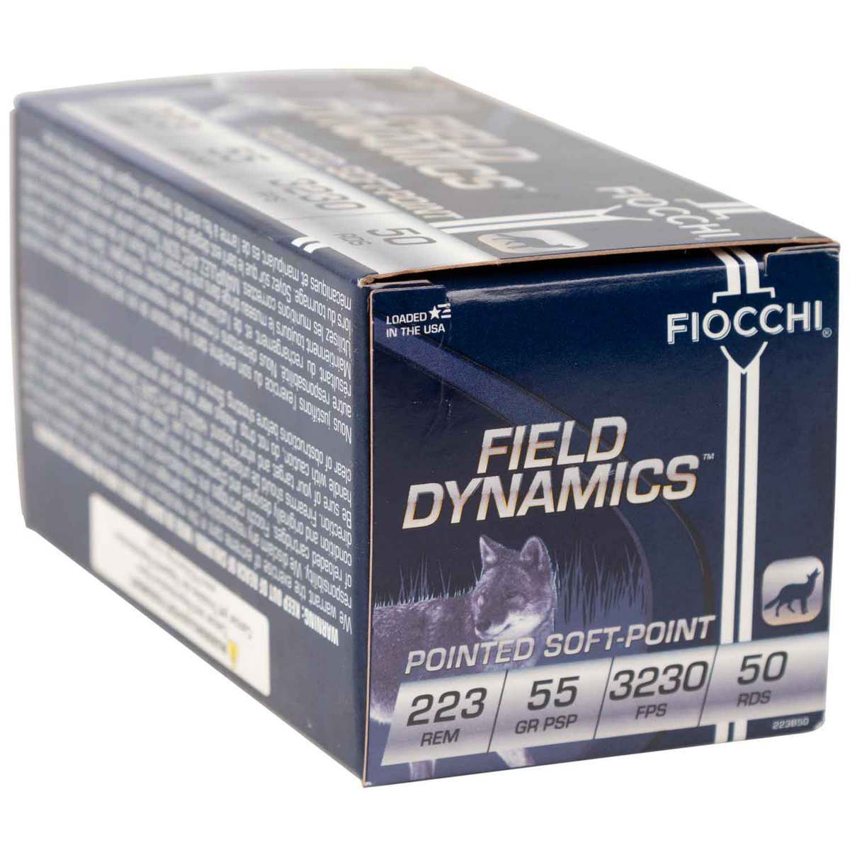 Fiocchi Field Dynamics 223 Remington 55gr PSP Rifle Ammo - 50 Rounds Fiocchi Field Dynamics 223 Remington 55gr PSP Rifle Ammo - 50 Rounds
