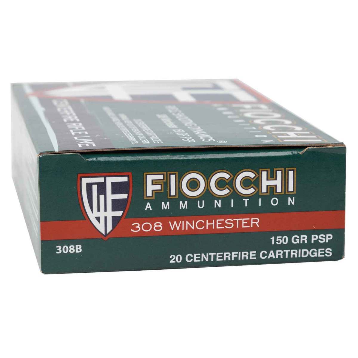Fiocchi Field Dynamics 308 Winchester 150gr PSP Rifle Ammo - 20 Rounds Fiocchi Field Dynamics 308 Winchester 150gr PSP Rifle Ammo - 20 Rounds