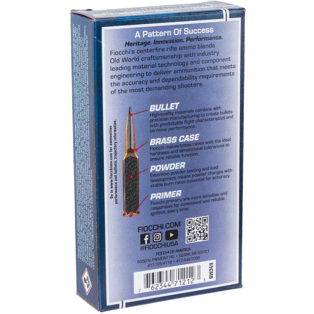 Fiocchi Field Dynamics 6.5 Creedmoor 129gr PSP Rifle Ammo - 20 Rounds Fiocchi Field Dynamics 6.5 Creedmoor 129gr PSP Rifle Ammo - 20 Rounds