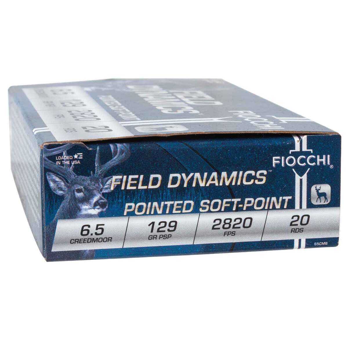 Fiocchi Field Dynamics 6.5 Creedmoor 129gr PSP Rifle Ammo - 20 Rounds Fiocchi Field Dynamics 6.5 Creedmoor 129gr PSP Rifle Ammo - 20 Rounds