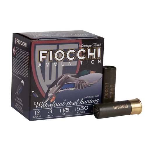 Fiocchi Flyway 12 Gauge 3in #2 1-1/5oz Waterfowl Shotshells Ammo - 25 Rounds Ammo - #2 25 Rounds - #2 Ammo