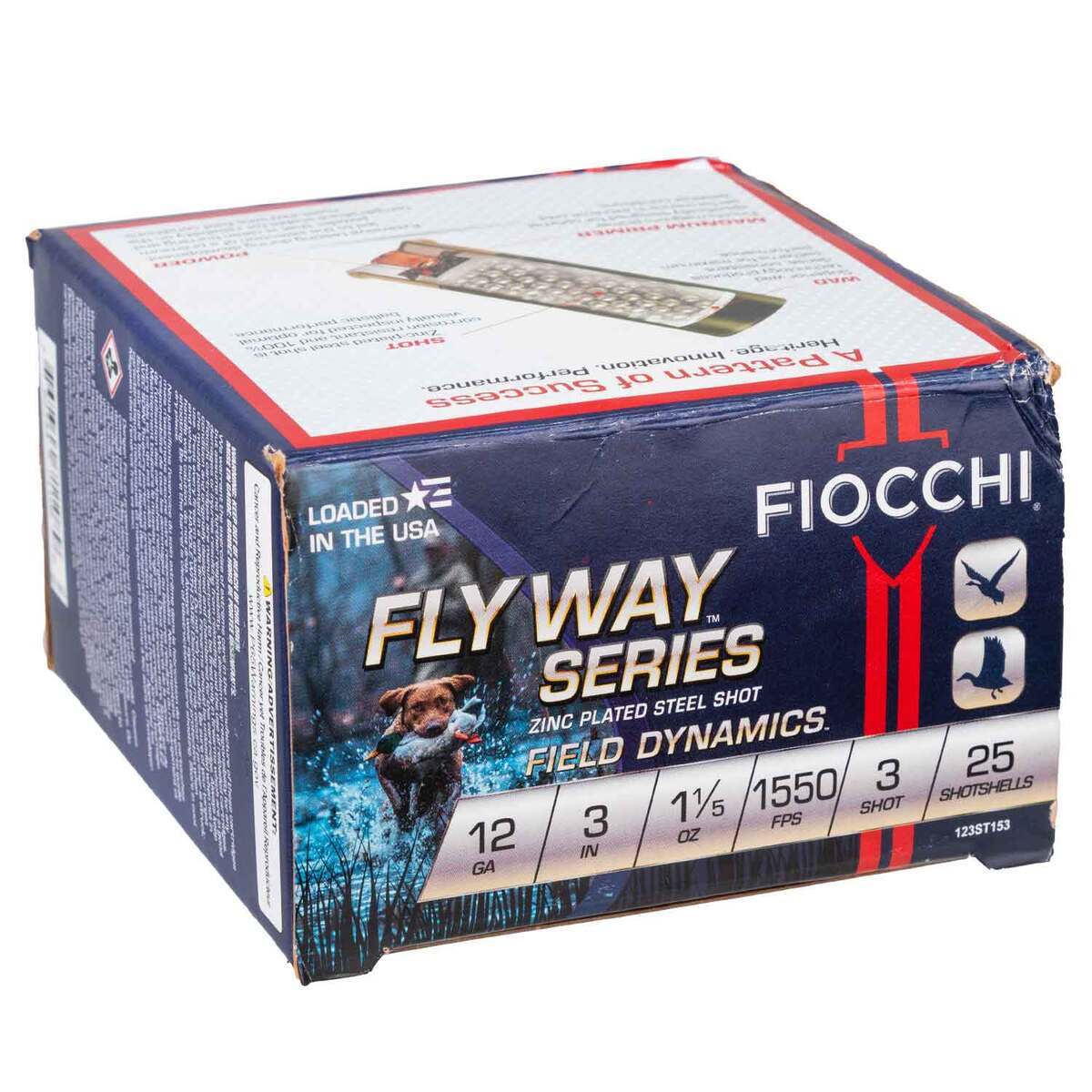 Fiocchi Flyway 12 Gauge 3in #3 1-1/5oz Waterfowl Shotshells - 25 Rounds Fiocchi Flyway 12 Gauge 3in #3 1-1/5oz Waterfowl Shotshells - 25 Rounds