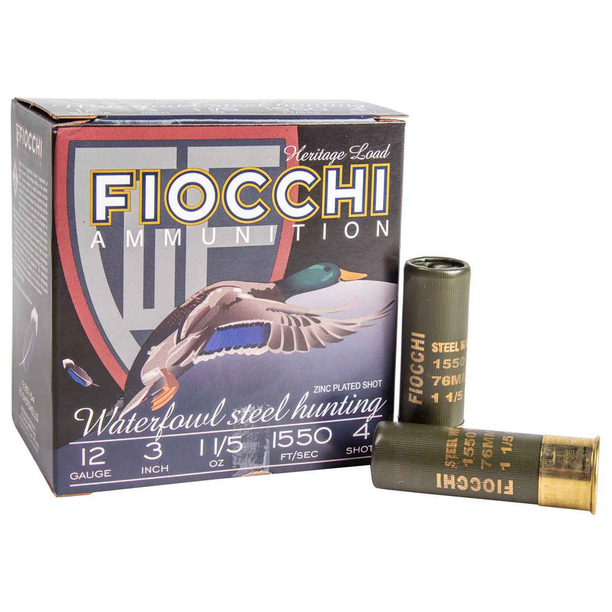 Fiocchi Flyway 12 Gauge 3in #4 1-1/5oz Waterfowl Shotshells - 25 Rounds Fiocchi Flyway 12 Gauge 3in #4 1-1/5oz Waterfowl Shotshells - 25 Rounds