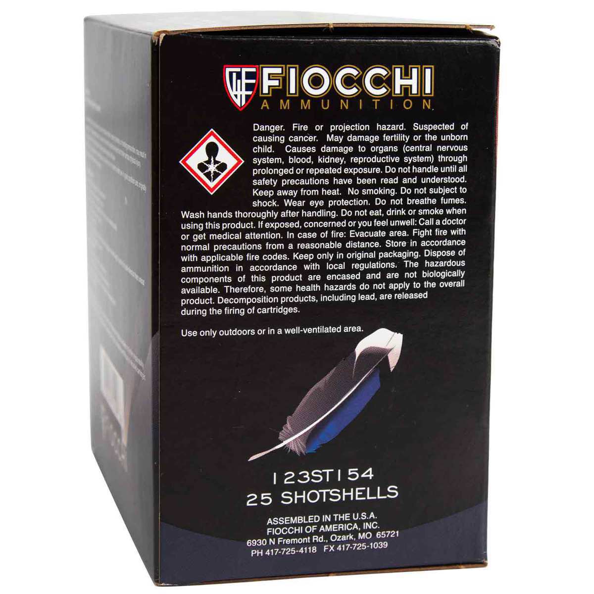 Fiocchi Flyway 12 Gauge 3in #4 1-1/5oz Waterfowl Shotshells - 25 Rounds Fiocchi Flyway 12 Gauge 3in #4 1-1/5oz Waterfowl Shotshells - 25 Rounds