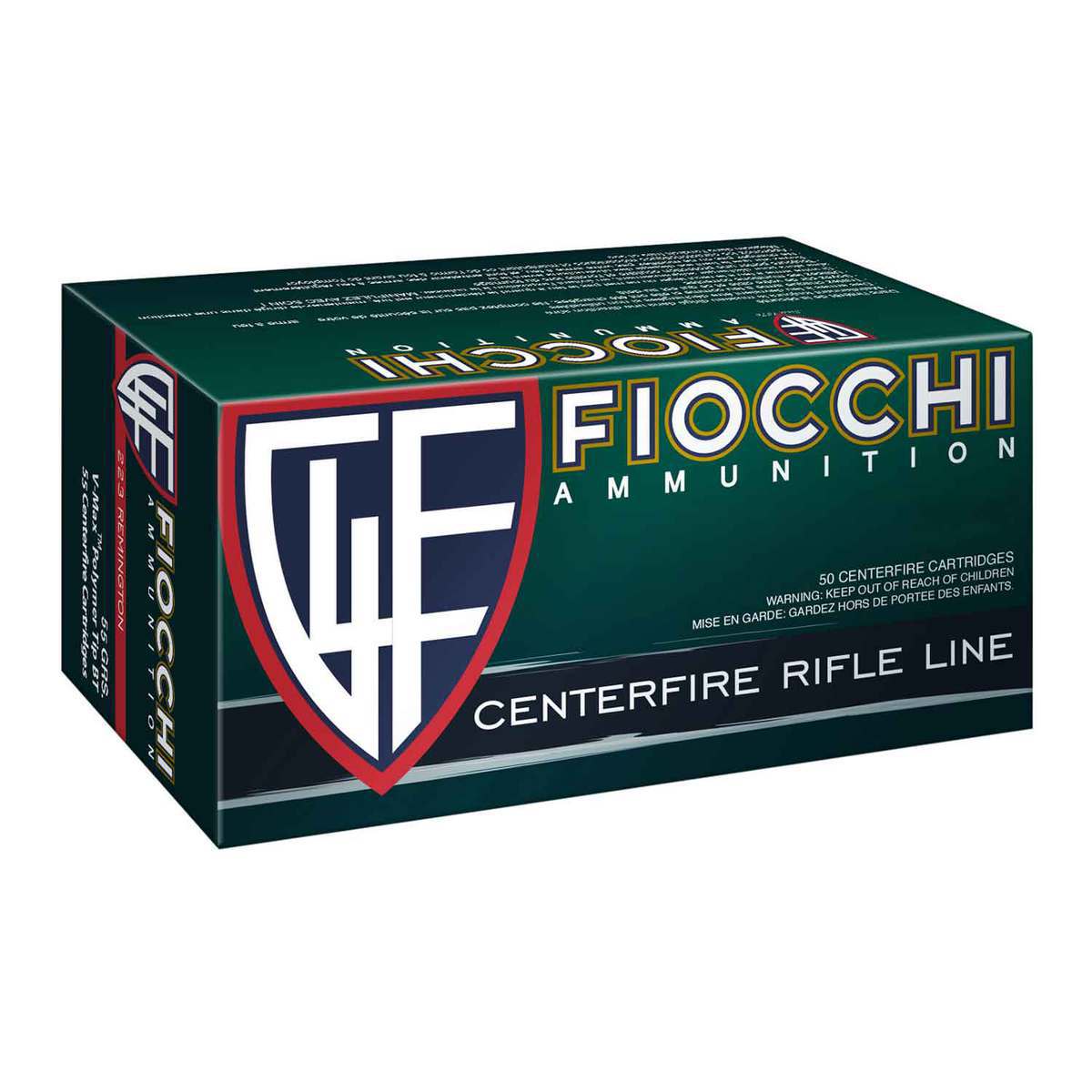 Fiocchi FXT 22-250 Remington 40gr V Max Rifle Ammo - 20 Rounds Fiocchi FXT 22-250 Remington 40gr V Max Rifle Ammo - 20 Rounds