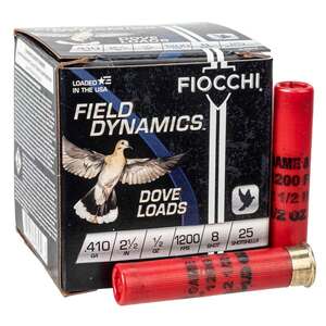Fiocchi Game And Target 410 2-1/2in #8 1/2oz Shotshells - 25 Rounds