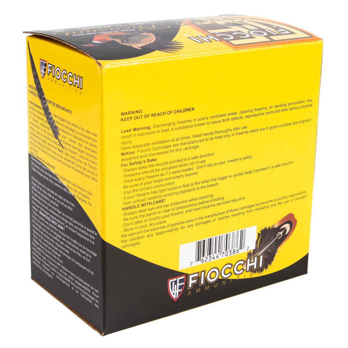 Fiocchi Golden Pheasant 12 Gauge 2-34in #5 1-3/8oz Shotshells - 25 Rounds Fiocchi Golden Pheasant 12 Gauge 2-34in #5 1-3/8oz Shotshells - 25 Rounds