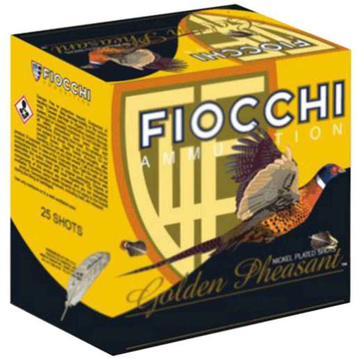 Fiocchi Golden Pheasant 20 Gauge 3in #6 1-1/4oz Shotshells – 25 Rounds – #6