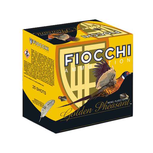 Fiocchi Golden Pheasant 28 Gauge 2-3/4in #6 7/8oz Upland Shotshells – 25 Rounds – #6