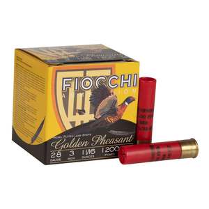 Fiocchi Golden Pheasant 28 Gauge 3in #7.5 1-1/16oz Upland Shotshells - 25 Rounds Fiocchi Golden Pheasant 28 Gauge 3in #7.5 1-1/16oz Upland Shotshells - 25 Rounds