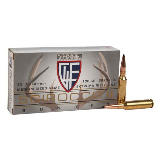 Fiocchi Scirocco 6.5 Creedmoor 130gr SCR Rifle Ammo Ammo - 20 Rounds 20 Rounds Ammo