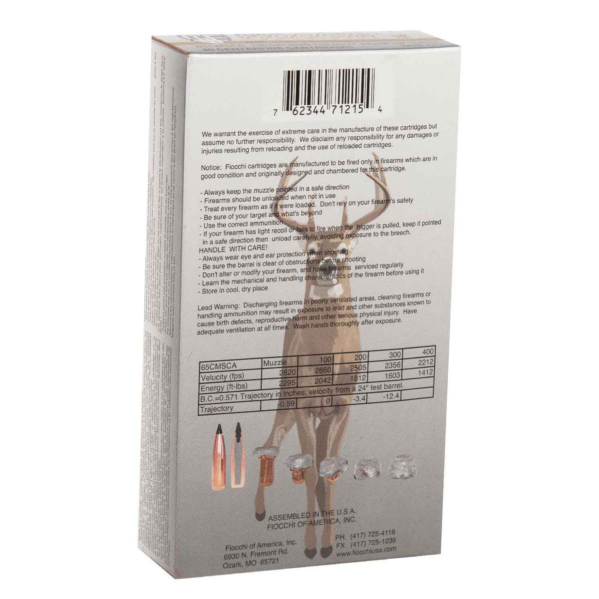 Fiocchi Scirocco 6.5 Creedmoor 130gr SCR Rifle Ammo - 20 Rounds Fiocchi Scirocco 6.5 Creedmoor 130gr SCR Rifle Ammo - 20 Rounds