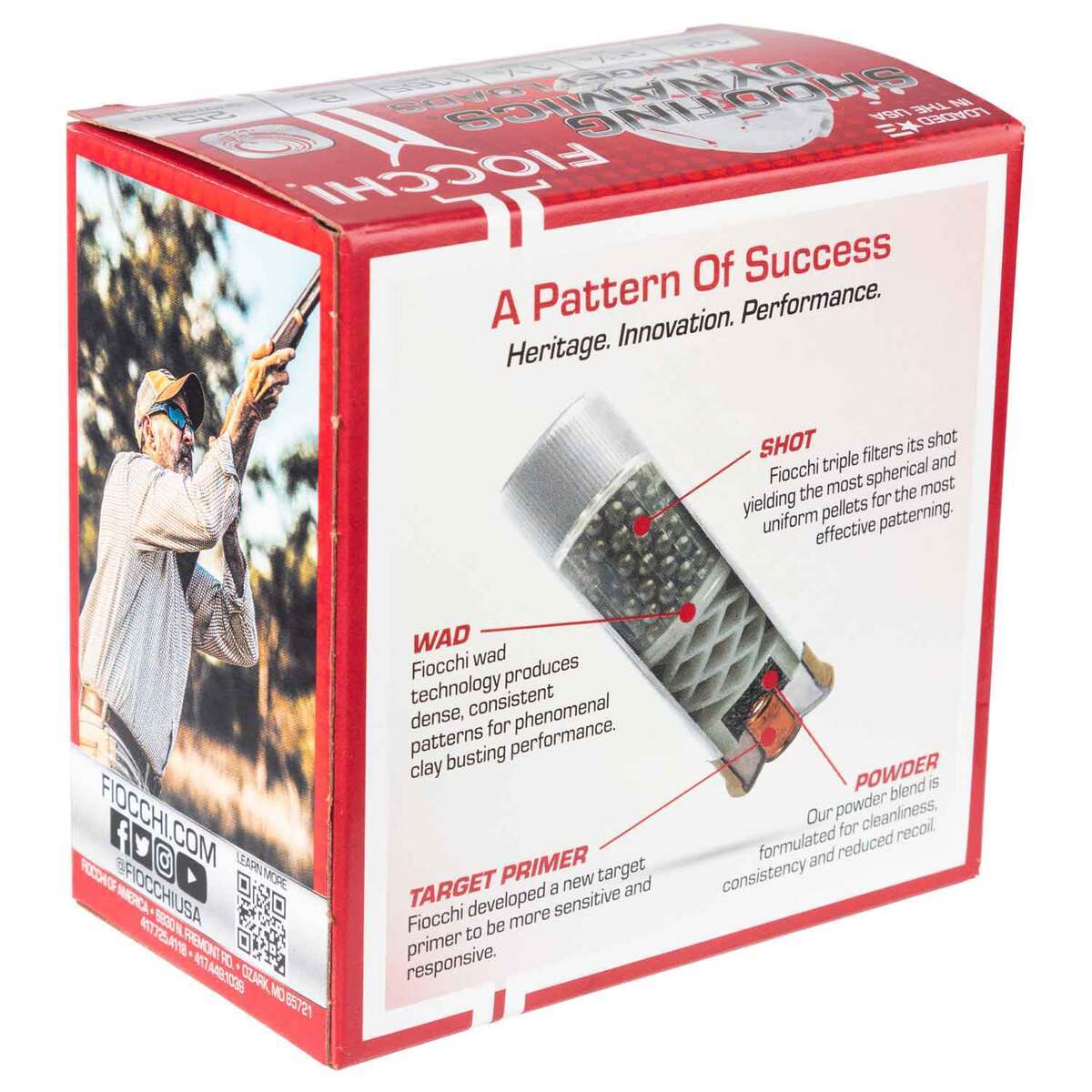 Fiocchi Shooting Dynamics 12 Gauge 2-3/4in #8 1-1/8oz Target Shotshells - 25 Rounds Fiocchi Shooting Dynamics 12 Gauge 2-3/4in #8 1-1/8oz Target Shotshells - 25 Rounds
