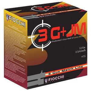 Fiocchi Shooting Dynamics 3-Gun Match 12 Gauge 2-3/4in #7.5 1oz Target Shotshells - 25 Rounds
