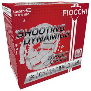 Fiocchi Shooting Dynamics Target 12 Gauge 2-3/4in #9