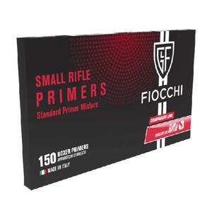 Fiocchi Small Rifle Primers - 150 Count