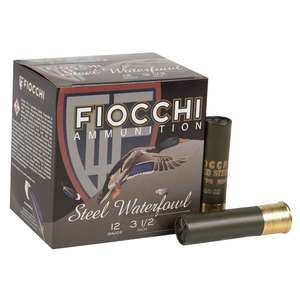 Fiocchi Speed Steel 12 Gauge 3-1/2in #2 1-3/8oz Waterfowl Shotshells - 25 Rounds