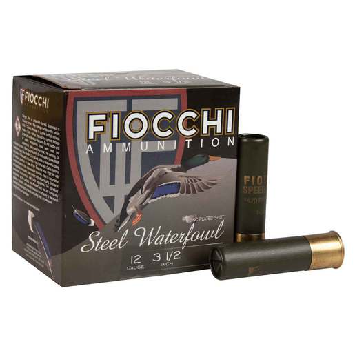 Fiocchi Speed Steel 12 Gauge 3-1/2in #BBB 1-3/8oz Waterfowl Shotshells – 25 Rounds – BBB